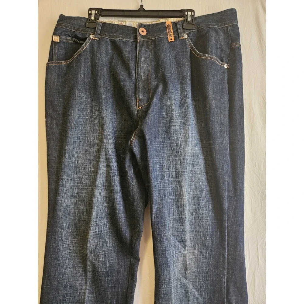 Y2K Streetwear Prophet Jeans‎ Men 40x34 Blue Dark Wash Graphic Pocket Wide Leg